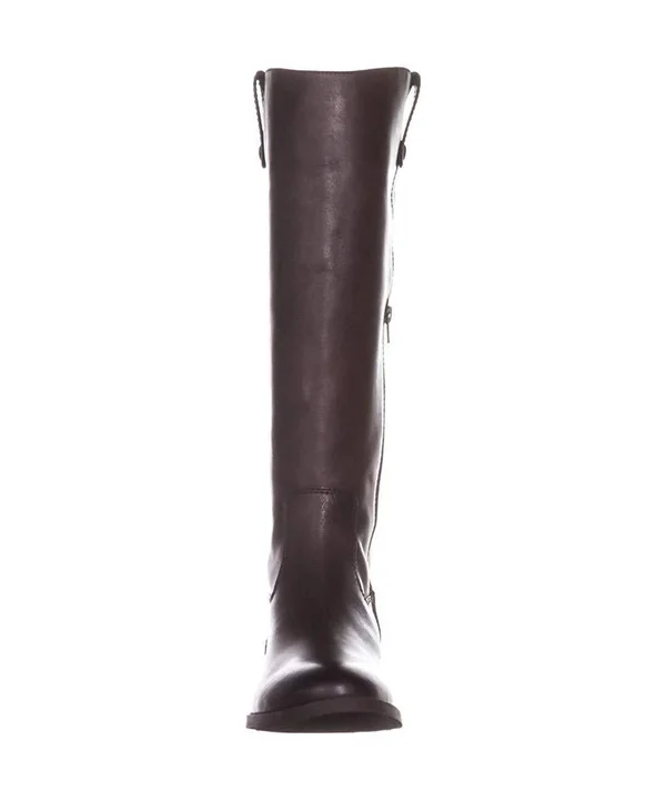 Inc Womens Fawne Leather Knee-High Riding Boots - 8.5, New Grey