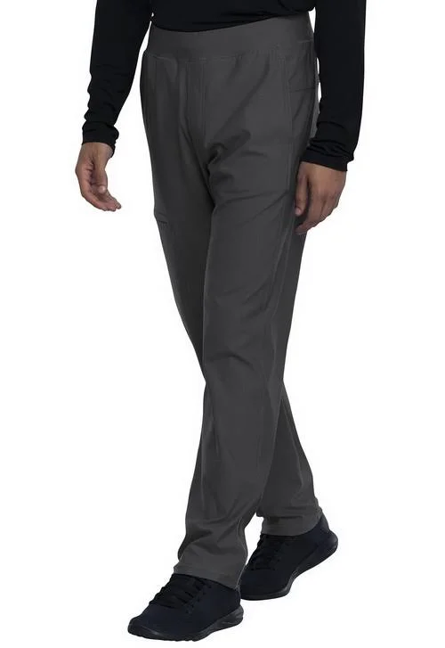 Cherokee Form Men's Tapered Leg Pull-On Petite Pant - Pewter (3XL)