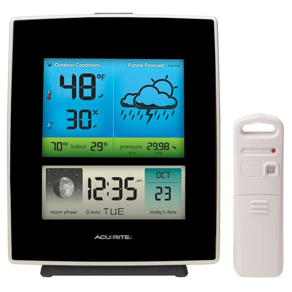 AcuRite Black Wireless Color Weather Station