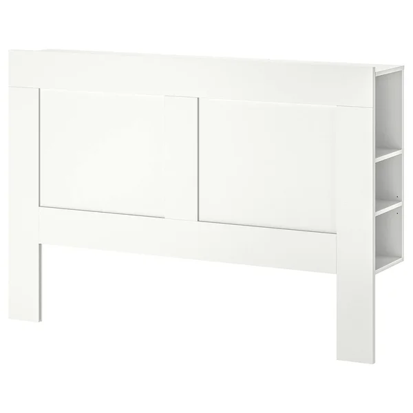 IKEA - BRIMNES Headboard with Storage Compartment - White, Full/Double
