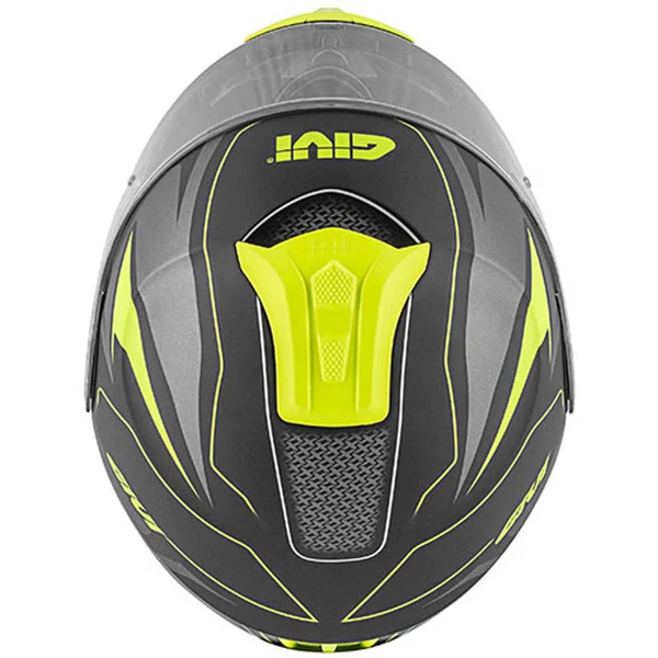 Givi X.21 Challenger Shiver Helmet, black-yellow, Size L