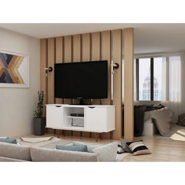 Manhattan Comfort 18PMC1 Hampton 53.54 TV Stand - White