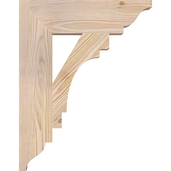 3 1/2x22W x 14x22D x 18x22H Merced Traditional Smooth BRACKET - Douglas Fir