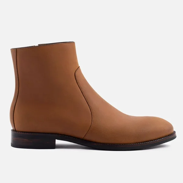 Beckett Simonon Easton Side-Zip Boots - Pull-Up, Walnut, Size 9.5, Men's Boot