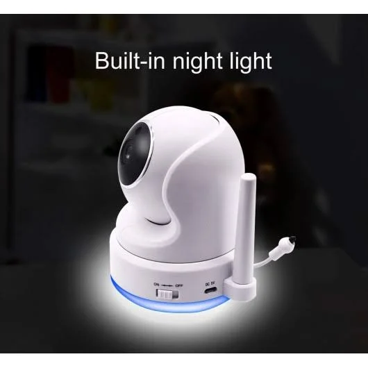 CasaCam BM200 Video Baby Monitor with 5x22 Touchscreen and HD Pan & Tilt Camera, Two Way Audio, lullabies, Nightlight, Autom