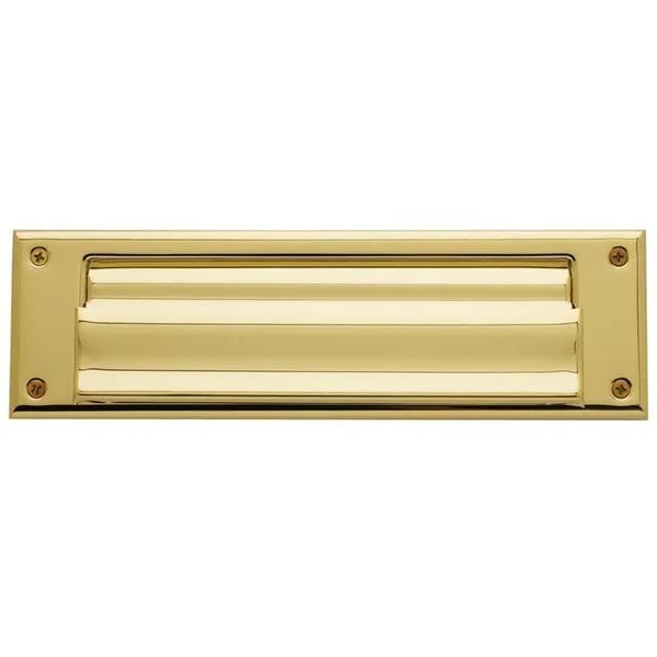 Baldwin 0017150 Letter Box Plate Satin Nickel