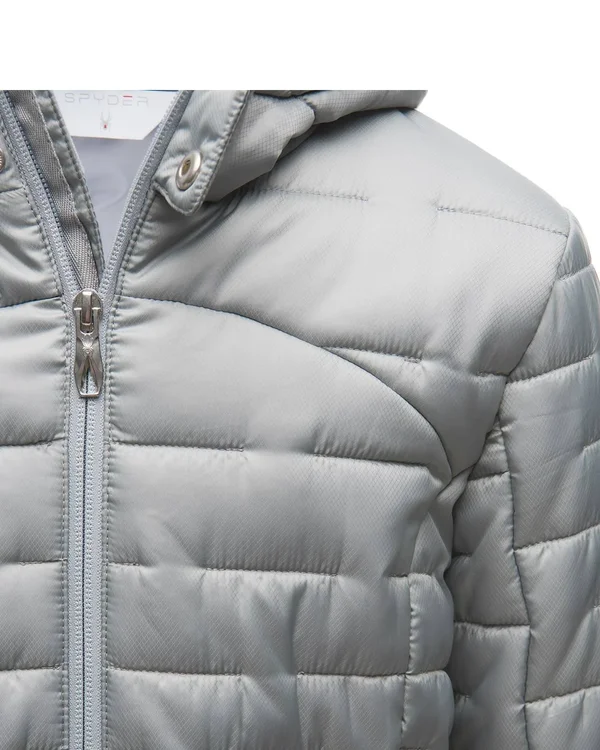 Spyder Girls& Edyn Hoody Insulated Jacket - XL - Silver - Silver