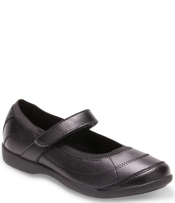 Hush Puppies Girls& Reese Mary Jane - Size: 12, Black