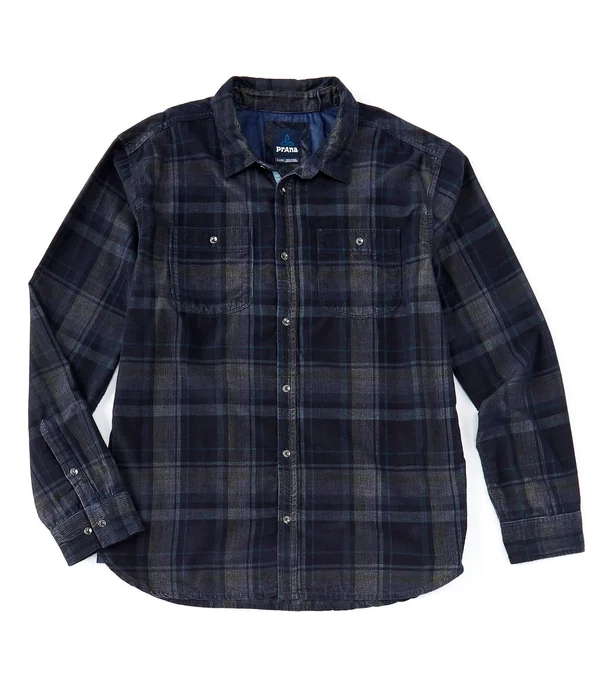 Prana Dooley Long Sleeve Shirt - Men's L Nautical