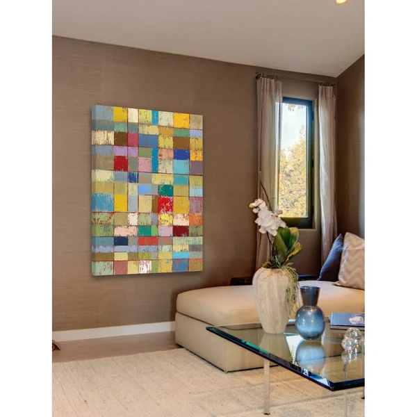 Marmont Hill Color Pattern II Painting Print on Wrapped Canvas, 16x22x24x22