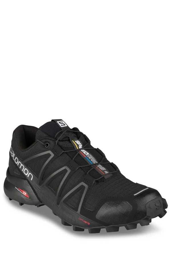 Salomon Women's Speedcross 4 Trail Running Shoes (Black/Metallic - 11)