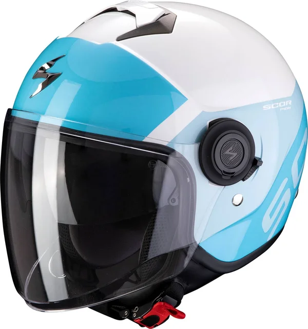 Scorpion - Helmet EXO-City SYMPA White, Light Blue - Size L