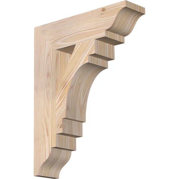 3 1/2x22W x 14x22D x 18x22H Merced Traditional Smooth BRACKET - Douglas Fir