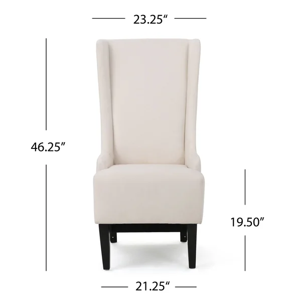 Sheldon Beige Fabric Dining Chair