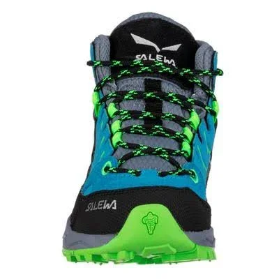 Salewa Alp Trainer Mid GORE-TEX Boots Blue Green Black Kids - 35