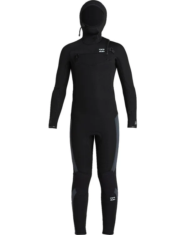 Billabong Youth Absolute 5/4 Hooded Chest Zip Wetsuit