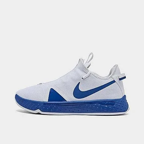 Nike PG 4 Flip Basketball Shoes in White/White Size 9.0