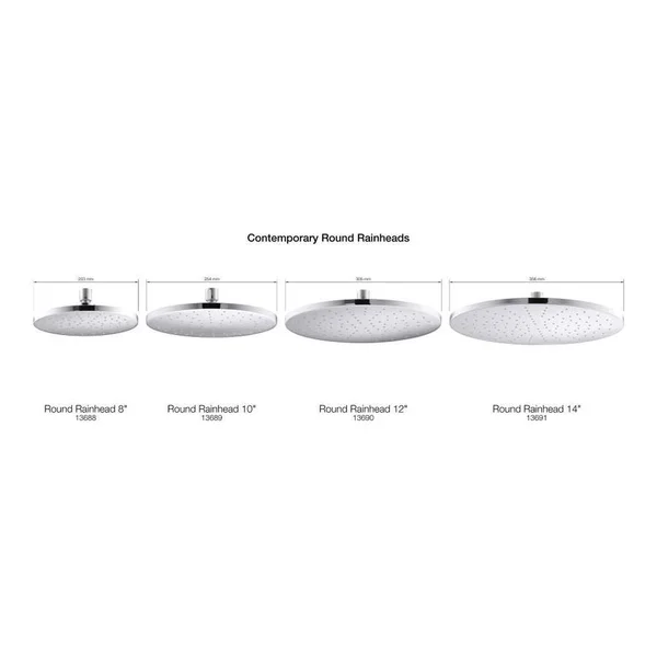 Kohler K-13688-G 8x22 Rainhead with Katalyst air-induction Technology - 1.75 GPM Vibrant Titanium