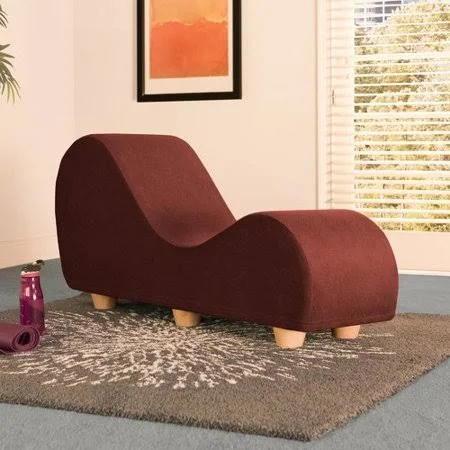 Latitude Run Dilys Yoga Chaise Lounge, Red