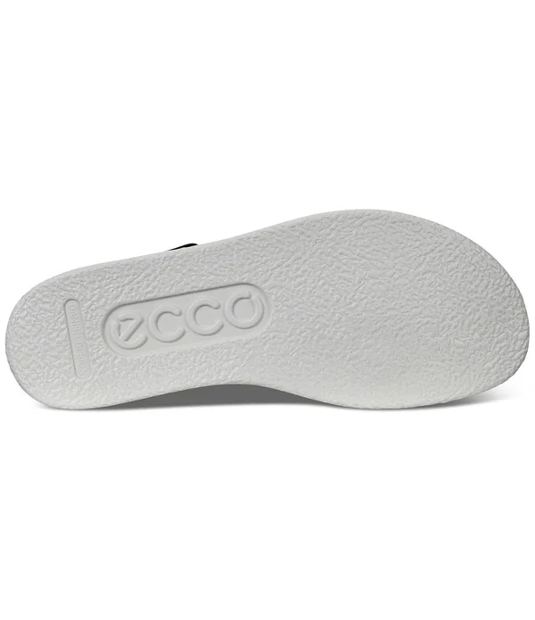 Ecco Corksphere Strap Sandal - White - Flat Sandals