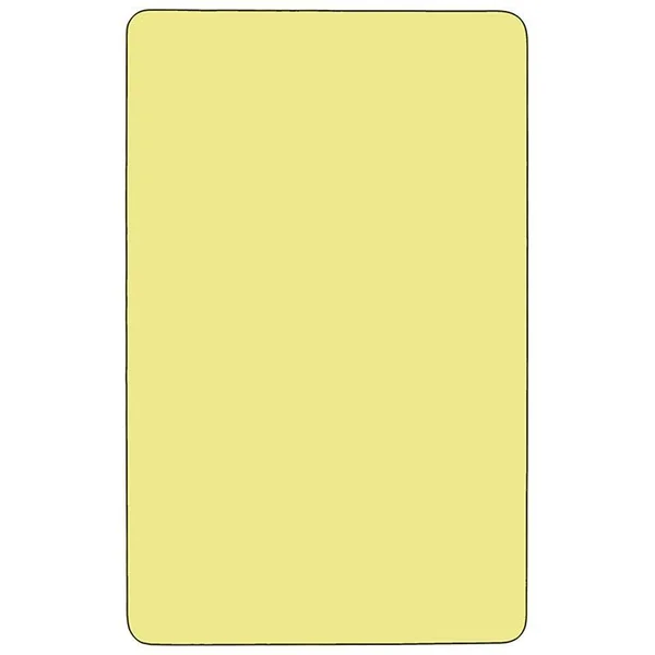 Flash Furniture 30&&w x 48&&l Rectangular Oak Thermal Laminate Activity Table