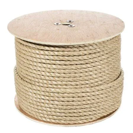 3 Strand Twisted ProManila Polypro Rope - Sizes Range from 1/4 inch - 2 inch Diameters - 10-600Ft Lengths, Size: 5/8, Brown