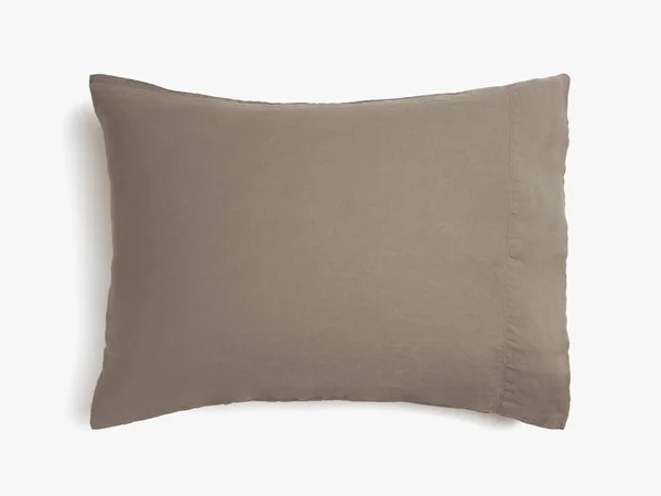 King Linen Pillowcase Set in Fawn - Back Envelope, Parachute