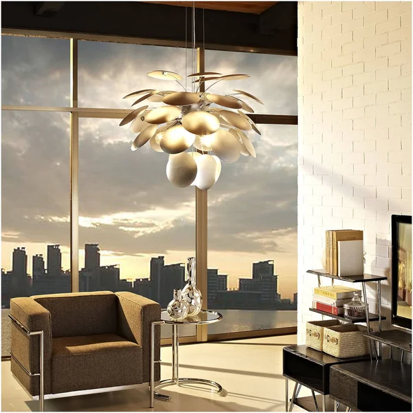 Modway Bloom Chandelier in Silver