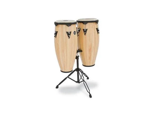 LP City Wood 10x22 11x22 Conga Set with Stand Natural
