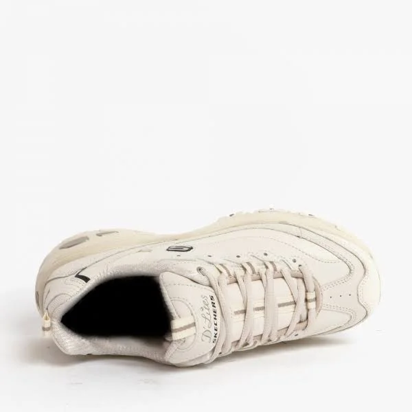 Skechers D&Lites Fresh Start Women's Sneakers - Size: 6, White