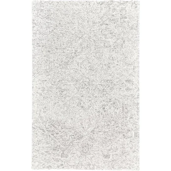 Weave & Wander Veran Light Gray/Ivory 5& x 8& Area Rug