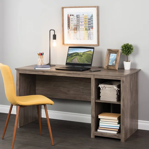 Prepac Sonoma Computer Desk (Drifted Gray)