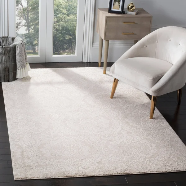 Safavieh PRN717B Princeton Silver, Beige Area Rug - 4& x 6&