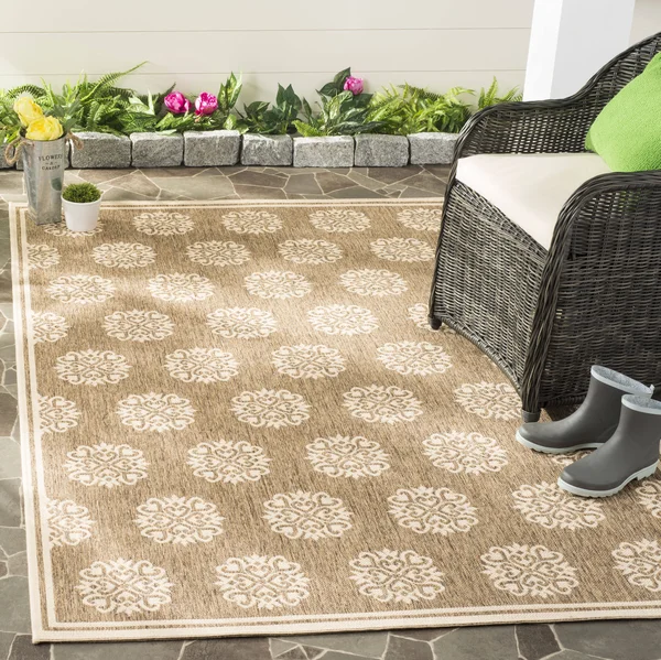 Safavieh 8&-6x22 x 12& Beach House BHS181B Beige Cream Rug