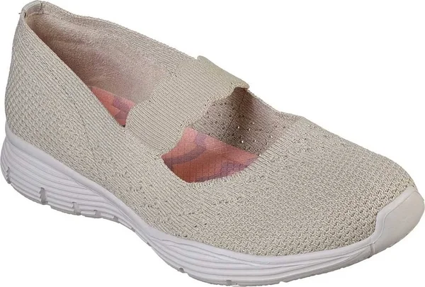 Women's Skechers Seager Power Hitter Mary Jane, Size: 5.5, Natural