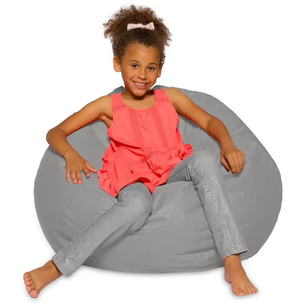 Posh Creations Bean Bag Chair for Kids, Teens, and Adults Includes Removable An