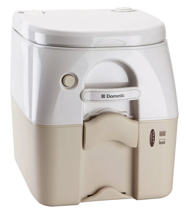 Dometic 301097602 Portable Toilet 5.0 Gallon, Tan