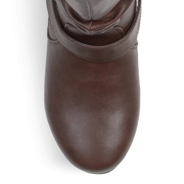 Women's Journee Collection Tiffany Wide Calf Boot - Brown - Size 9