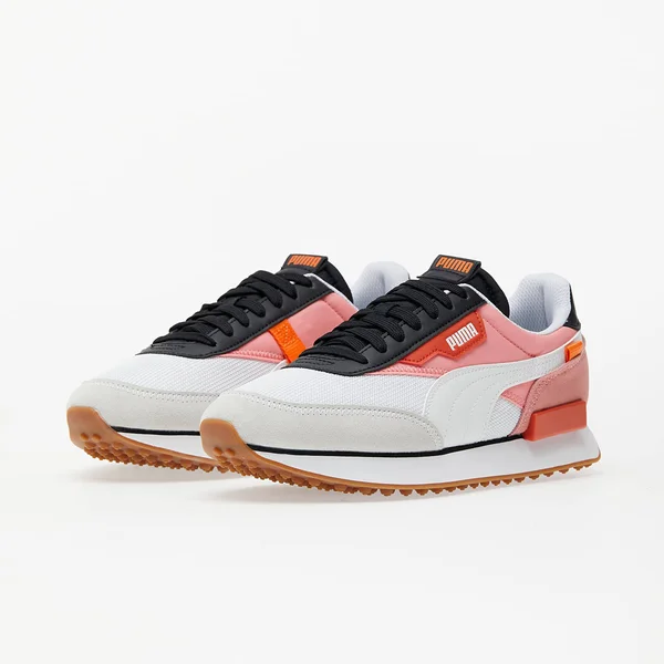 Puma Future Rider &New Tones - Salmon Rose& White/Salmon Rose Marathon Running Shoes/Sneakers 373386-03 (US Size 5.5)