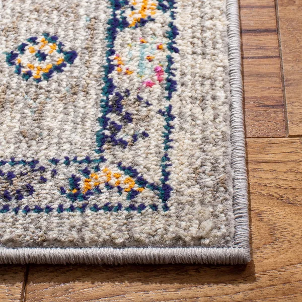 Safavieh Madison Andra Boho Oriental Distressed Rug - 8& x 10& - Dark Blue/Light Blue