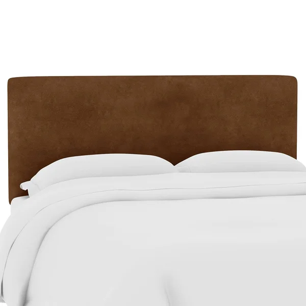 Upholstered Headboard, Multiple Sizes and Colors, Size: Full, Brown