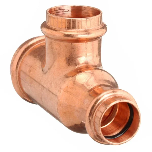 Viega 15453 1-1/2-Inch x 1-1/4-Inch x 1-Inch ProPress Copper Tee