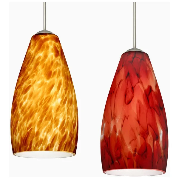 Besa Lighting 1XT-7198HN-LED-BR Karli Pendant Light, Bronze