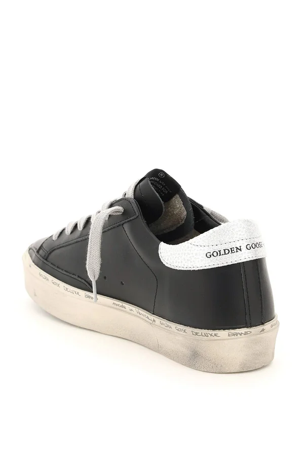 Golden Goose Hi Star Leather Low-top Sneakers - Black, Women's, 42