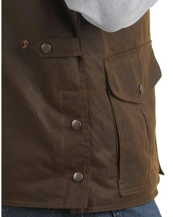 Outback Trading Men's Magnum Oilskin Vest