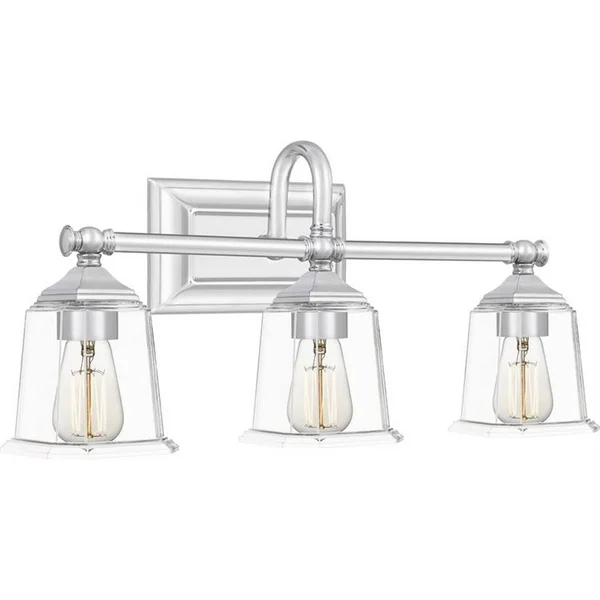 Quoizel Lighting NLC8603BN Nicholas Bath 3 Light Brushed Nickel