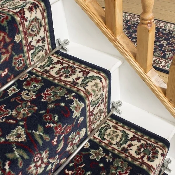 runrug USA Persian Blue Stair Carpet Runner Length: 2 foot - Widths