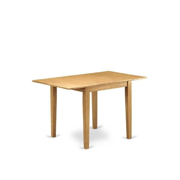 East West Furniture Dining Room Set Oak - NDVA3-OAK-C