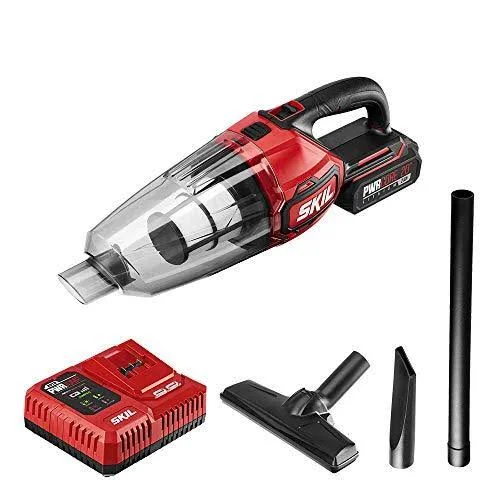 Skil PWRCore 20V Handheld Vacuum - Includes 2.0Ah Lithium Battery and PWRJump Charger - VA593602
