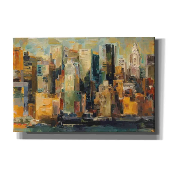Epic Graffiti &New York New York& by Marilyn Hageman - Canvas Wall Art, 60x22x40x22